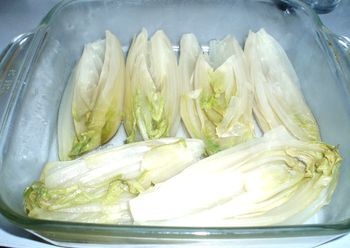 Čakanka s cibuľkou a cesnakom zapekaná so zemiakovou kašou (fotorecept) - obrázok 3