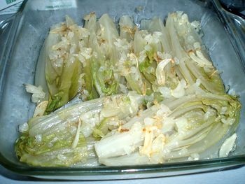 Čakanka s cibuľkou a cesnakom zapekaná so zemiakovou kašou (fotorecept) - obrázok 5