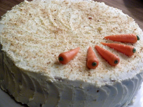 Mrkvová torta s krémom - obrázok 1