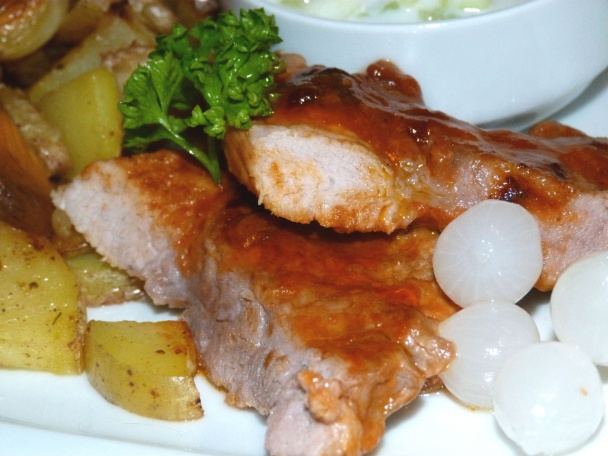 Krkovička v kečupe - obrázok 1