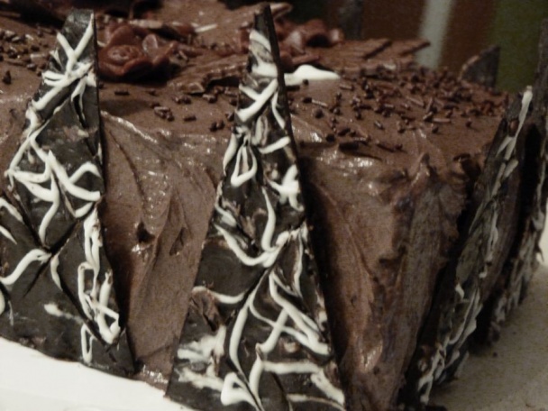 Čokoládovo-kakaová torta - obrázok 4