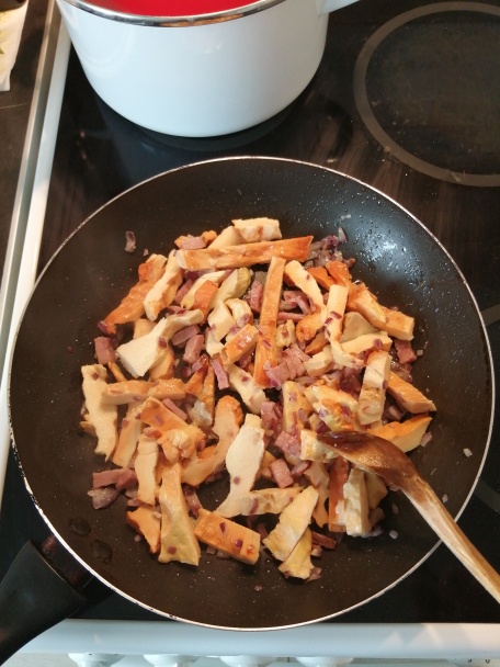 Slané palacinky plnené sírovcom na smotane (fotorecept) - obrázok 7