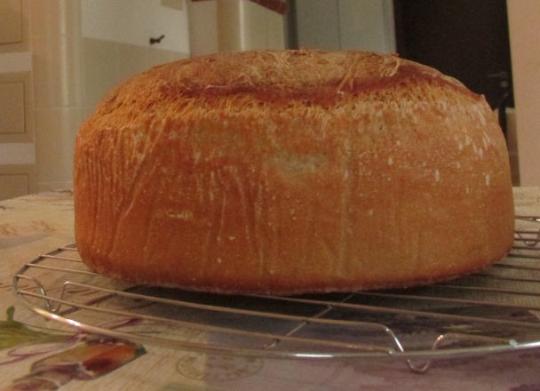 Kváskovy chlieb bez rozkvasu pečený v obruči (fotorecept) - obrázok 7