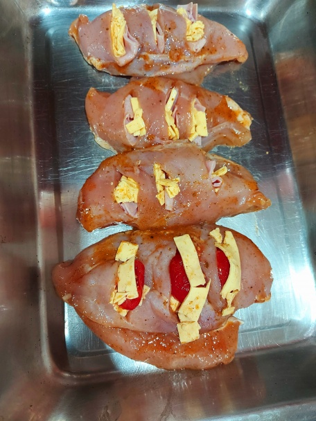 Plnené kuracie prsia  - obrázok 2