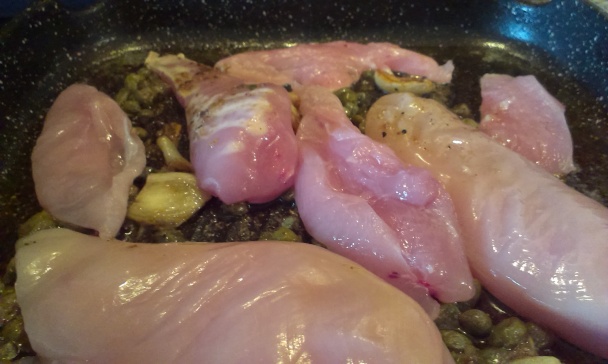 Kuracie prsia na ančovičkách a kapari - obrázok 2