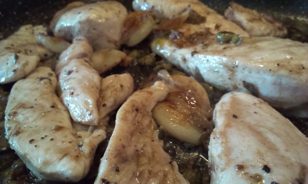 Kuracie prsia na ančovičkách a kapari - obrázok 3