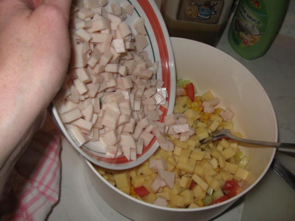Cestovinovy šalat (fotorecept) - obrázok 2