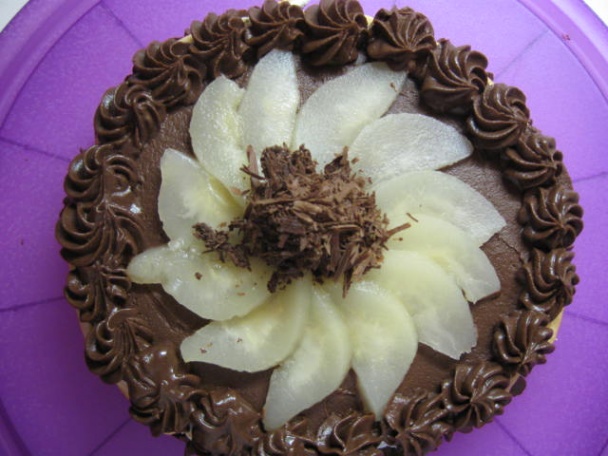 Čokoládová torta s hruškami (fotorecept) - obrázok 5