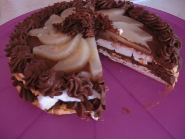 Čokoládová torta s hruškami (fotorecept) - obrázok 6