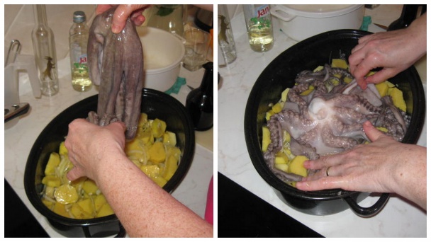 Pečená chobotnica so zemiakmi (fotorecept) - obrázok 2
