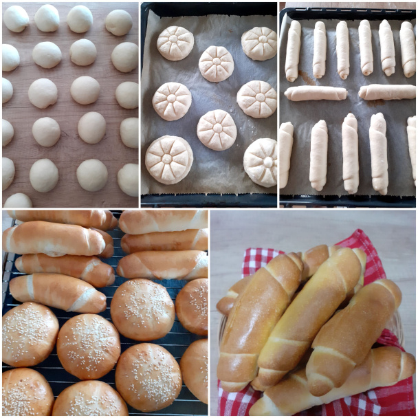 Domáce rožky a kaiserky (fotorecept) - obrázok 6