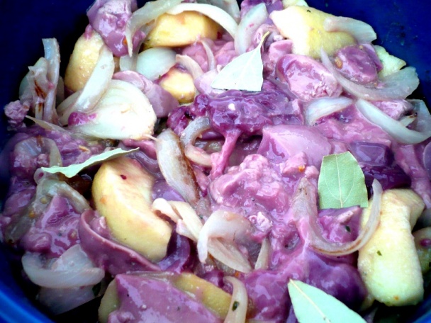 Kuracia pečienka na jablkách (fotorecept) - obrázok 3