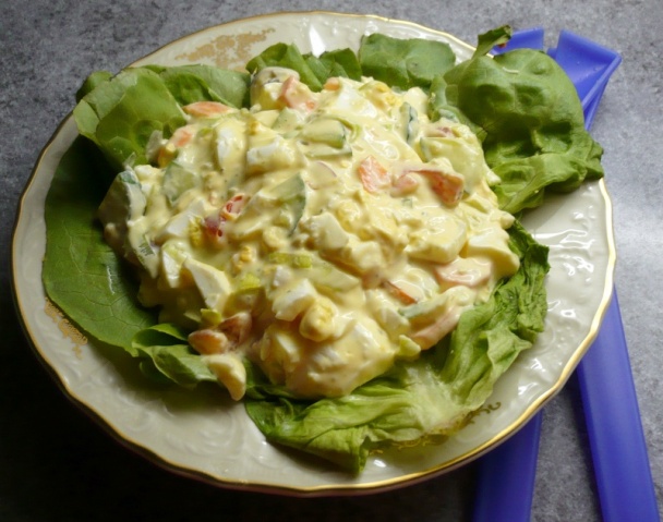 Vajíčkový veľkonočný šalát (fotorecept) - obrázok 5