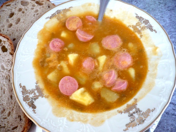 Šošovica s párkom (fotorecept) - obrázok 8