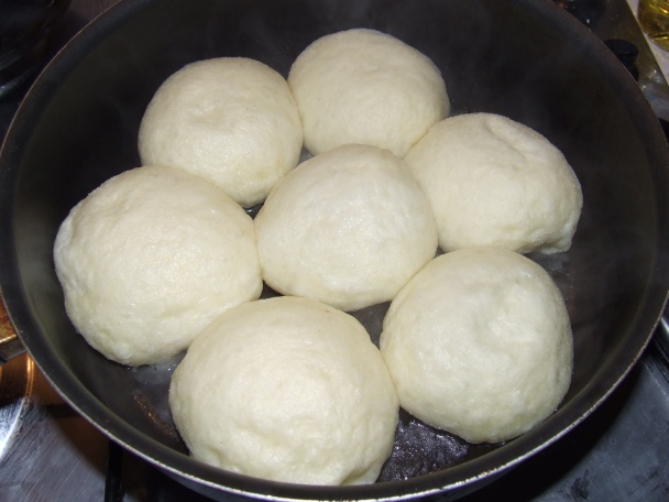 Parené pečené buchty na panvici (fotorecept) - obrázok 5