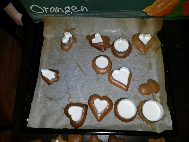 Čipková a glazúrová technika na medovníčky - obrázok 2