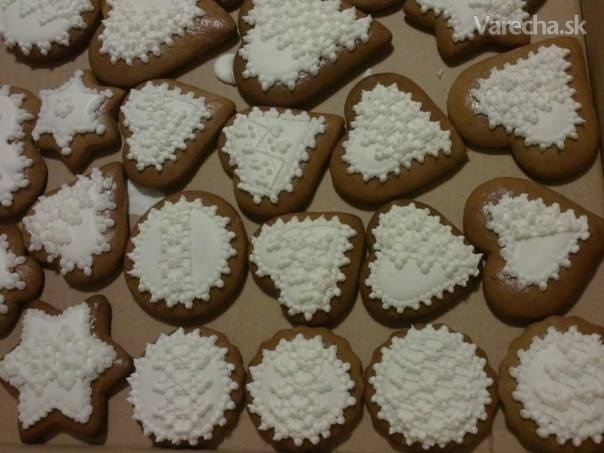 Čipková a glazúrová technika na medovníčky - obrázok 9