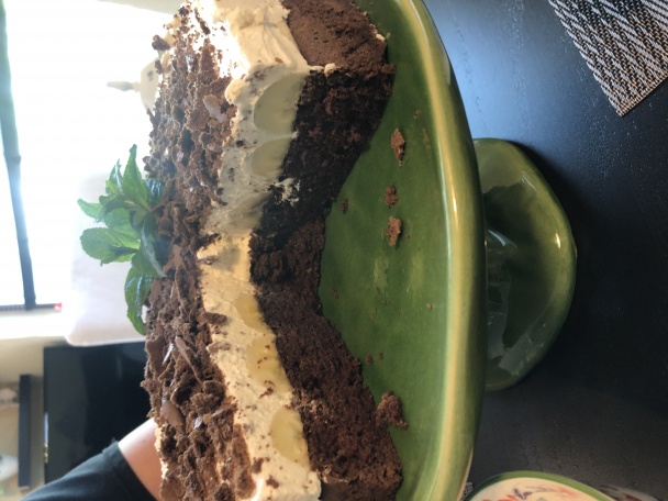 Kakaová piškóta s mascarpone krémom a banánmi  - obrázok 6