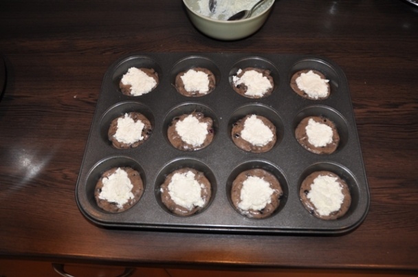 Čučoriedkové muffinky s tvarohom (fotorecept) - obrázok 8