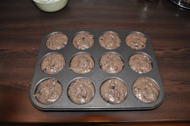 Čučoriedkové muffinky s tvarohom (fotorecept) - obrázok 9