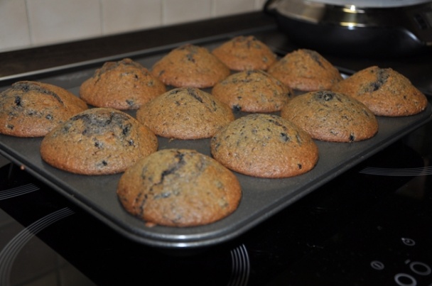 Čučoriedkové muffinky s tvarohom (fotorecept) - obrázok 10