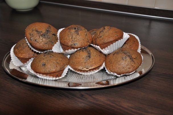 Čučoriedkové muffinky s tvarohom (fotorecept) - obrázok 11