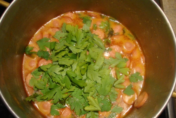 Horúca frankfurtská polievočka Samka -  lovca dubákov (fotorecept) - obrázok 8