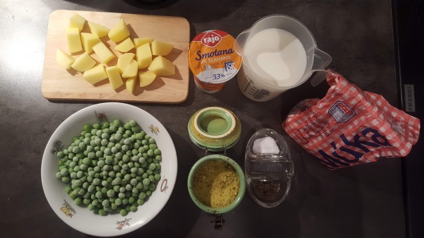Krémová hrášková polievka (fotorecept) - obrázok 1