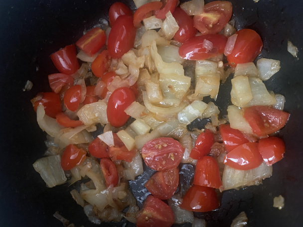 Zeleninové lečo s ryžou - obrázok 1