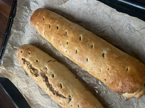 Nekysnutý jablkový závin (fotorecept) - obrázok 5