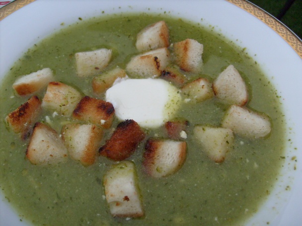 Tofu - brokolicová polievka - obrázok 1