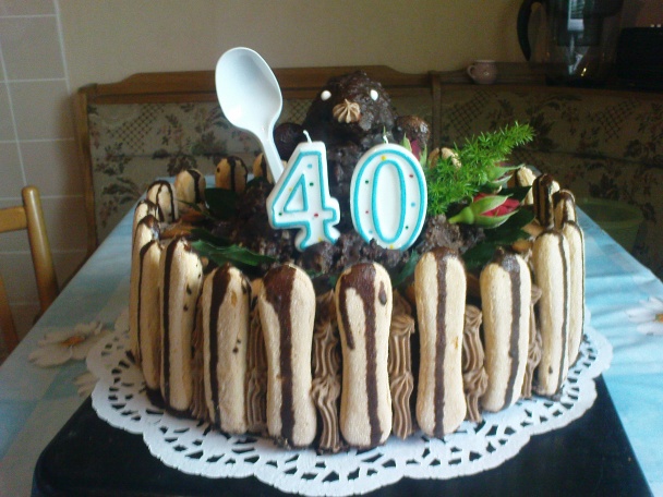 Orechovo čokoládová torta alebo Števkov krtko - obrázok 6