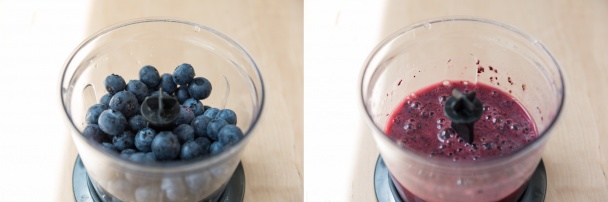 Citrónová panna cotta s čučoriedkovou penou (fotorecept) - obrázok 1