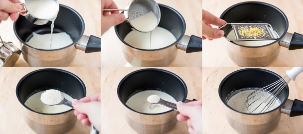 Citrónová panna cotta s čučoriedkovou penou (fotorecept) - obrázok 5