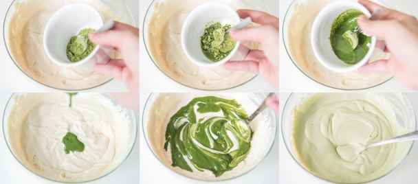 Nepečený matcha cheesecake s čerešňovou omáčkou (fotorecept) - obrázok 4