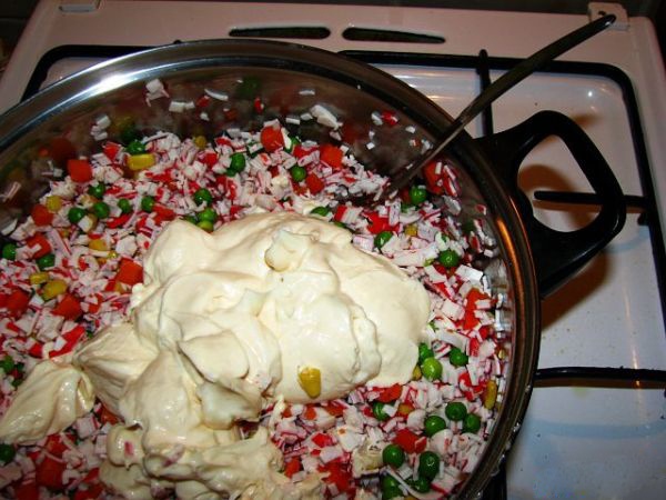Krabí šalát (fotorecept) - obrázok 1