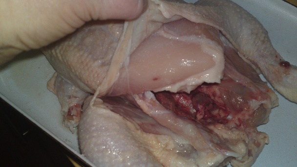 Plnené pečené kura v mojej úprave (fotorecept) - obrázok 1