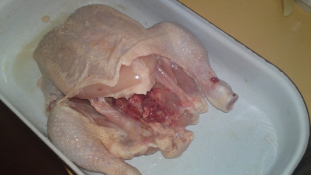 Plnené pečené kura v mojej úprave (fotorecept) - obrázok 2