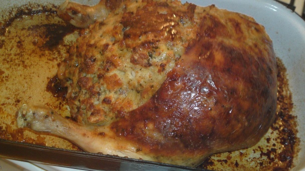 Plnené pečené kura v mojej úprave (fotorecept) - obrázok 9