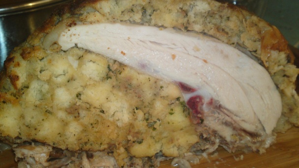 Plnené pečené kura v mojej úprave (fotorecept) - obrázok 10