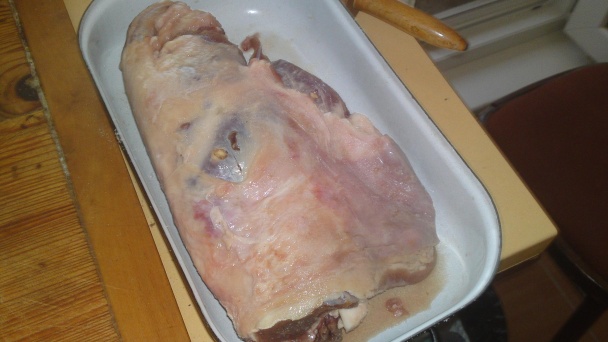 Pečené voňavé jahňacie stehno (fotorecept) - obrázok 1