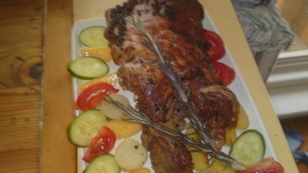 Pečené voňavé jahňacie stehno (fotorecept) - obrázok 5