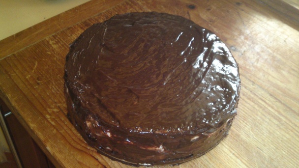 Čokoládovo-oriešková torta (fotorecept) - obrázok 12