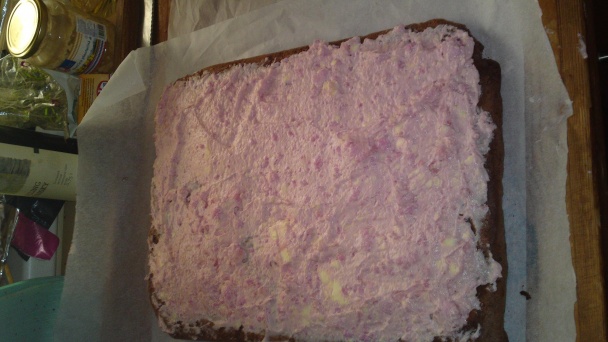 Ružové vanilkové rezy s broskyňou (fotorecept) - obrázok 12