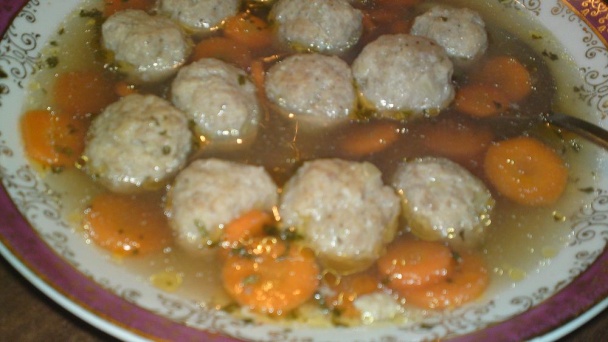 Mäsovo- syrové knedličky do polievky - obrázok 3