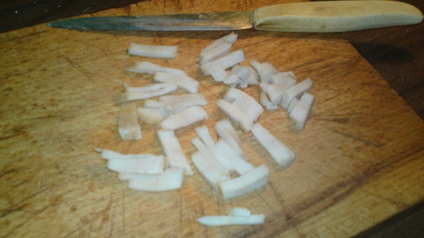 Bravčové plátky na slanine s dubákmi a mrkvou (fotorecept) - obrázok 5