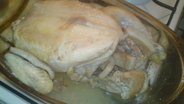 Pečené kuriatko s jemnou príchuťou údenej slaninky (fotorecept) - obrázok 2