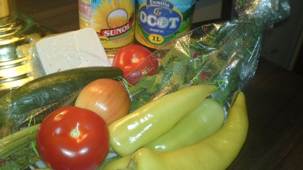 Bulharský šopský šalát (fotorecept) - obrázok 1