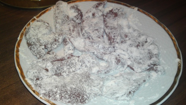 Chrumkavá pečeň s plátkami jablka a pomaranča (fotorecept) - obrázok 3