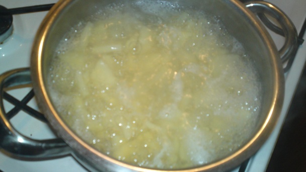 Chrumkavá pečeň s plátkami jablka a pomaranča (fotorecept) - obrázok 7